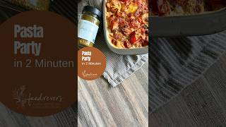 Nudelauflauf in 2 Minuten  Blitzrezept  Pasta Party tippsundtricks airfryer rezept [upl. by Eyllek]