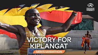 Historic victory for Ugandas Kiplangat in marathon  World Athletics Championships Budapest 23 [upl. by Renzo916]