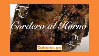 Cordero al Horno Asado  saborespe [upl. by Arol]