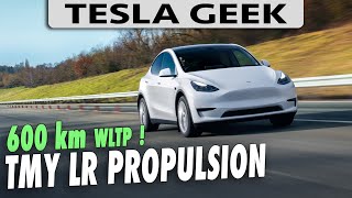 600 KM WLTP pour ce MODEL Y LR Propulsion  il va tout casser [upl. by Ahsatsana208]