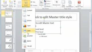 PowerPoint 2010 Placeholders [upl. by Jennine71]