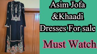 😇Asim jofa dress for salePreloved dresses in Pakistan for saleCondition 1010 [upl. by Hebrew]