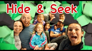 FAMILY SARDINES  TRAMPOLINE PARK  HIDE amp SEEK [upl. by Nosduh]