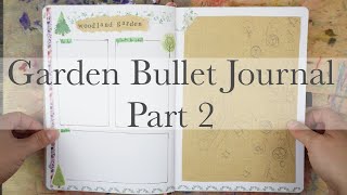 Organizing my Ideas for the Garden Garden Bullet Journal Set Up Part 2 [upl. by Aleb]