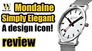 Mondaine Simply Elegant  Indepth review [upl. by Sevein822]