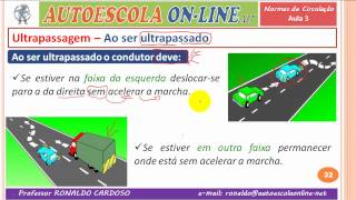 20 NORMAS DE CIRCULAÇÃO  Mudança de Direção Ultrapassagem Prioridade [upl. by Roxy]