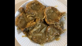 Pork Chops Smothered In Homemade Gravy And Onions  SOUL FOOD [upl. by Ehcar]