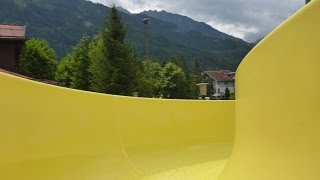 Erlebnisbad Mayrhofen  Freibadrutsche Outdoor Slide Onride POV [upl. by Eiboh]