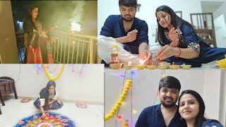 shaadi ke baad ki pahli diwali 🪔 🎇diwalispecial vlog [upl. by Base]