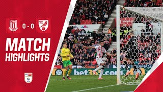 Stoke City 00 Norwich City  Highlights [upl. by Asilram]