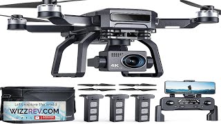 Bwine F7 GPS Drones with Camera for Adults 4K Night Vision 3Aix Review [upl. by Acisey380]