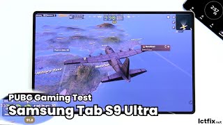 Samsung Galaxy Tab S9 Ultra PUBG Gaming test 2024  Snapdragon 8 Gen 2 120Hz Display [upl. by Ettebab175]