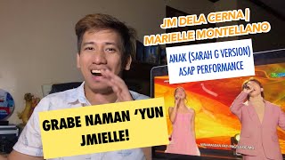 JM dela Cerna amp Marielle Montellano JMielle  Anak  Version of Sarah G  Reaction Video [upl. by Cristiano36]