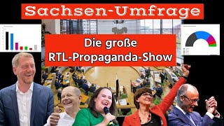 SachsenUmfrage RTL pusht Grüne SPD und CDU [upl. by Teece288]