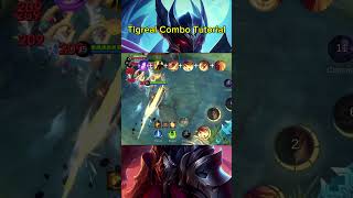 Tigreal Combo Tutorial mobilelegends mlbbcreatorid tigreal [upl. by Ahsiekram]