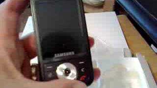 Samsung SGHi450 Symbian device unboxing [upl. by Anestassia488]