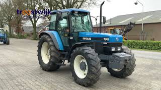 New Holland 7840 SLE fourwheel drive agricultural tractorsAuction 3825520 [upl. by Waldman34]