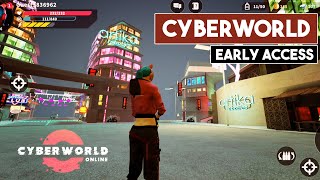 Cyberworld Online Gameplay Android  Open World RPG [upl. by Hamlen]