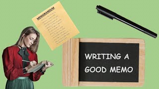 How to write a memo Step by step guide [upl. by Anialam]