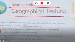 class 6 geography chapter 1 Representation of geographical Features [upl. by Schecter101]