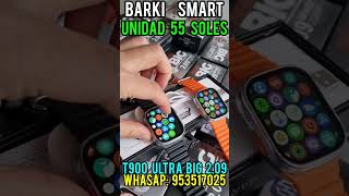 Smart Watch T900 Ultra Big 209  Modelo 2023  Whasap 953517025 [upl. by Anglo]