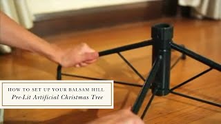 How to Set Up Your Balsam Hill PreLit Artificial Christmas Tree [upl. by Laetitia895]