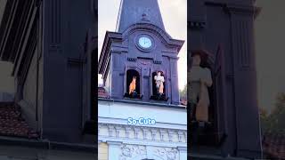 Puppet Theatre Clock in Ljubljana [upl. by Norra]