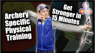 Archery Holding SPT  Lets Get Stronger Together in 15 Minutes with Your Own Bow [upl. by Aerdnaed]