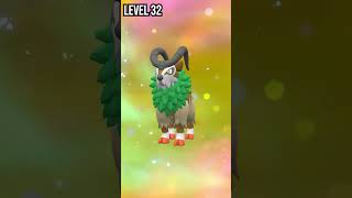 Skiddo  Gogoat  Evolution in Pokemon Scarlet amp Violet pokemon evolution shorts [upl. by Amos156]