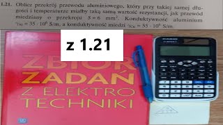 Zadanie 121 Elektrotechnika  zbiór zadań by Aleksy Markiewicz [upl. by Janot]