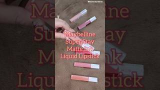 Maybelline New York Superstay Matte Ink Liquid Lipstick  Review amp Swatches [upl. by Yrrac]