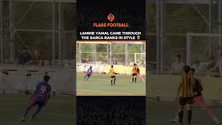 Lamine Yamal through the years at Barcelona lamineyamal barcelona football [upl. by Kerwinn]