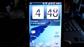 HTC Evo 4G software update [upl. by Barthel]