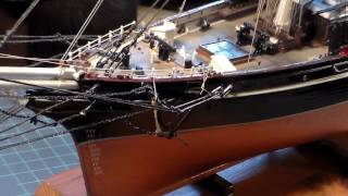 REVELL 1959 CUTTY SARK winter finish up build video 1 [upl. by Auhs605]