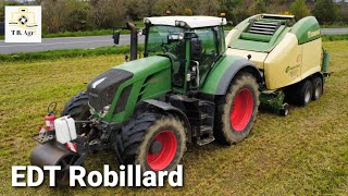 ☘🤠 ENRUBANNAGE 2023  EDT Robillard  Fendt 822 amp Krone Comprima Dji Gopro [upl. by Anyek994]