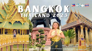 6D5N BANGKOK THAILAND 2023 🇹🇭  ₱1000 Hotel DIY toursfood guide markets ✈️☀️ [upl. by Ethelred506]