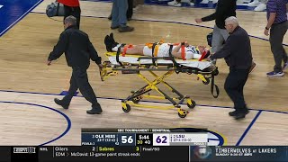 🤕 Poa Leaves ON STRETCHER Angel Reese amp LSU Tigers In TEARS In SEC Tournament Semifinal vs Ole Miss [upl. by Ahsitauq594]