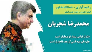 ردیف آوازی ماهور  گوشه خاوران و اشاره طرب انگیز  شجریان [upl. by Arba148]