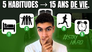 5 Habitudes pour Gagner 15 Années de Vie [upl. by Drofliw536]