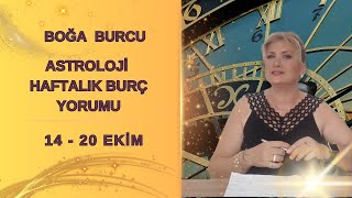 BOĞA Burcu 14 20 EKİM Haftalık Burç Yorumları astroloji burçlar [upl. by Cand]