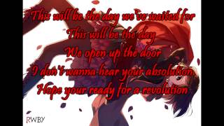 RWBY Jeff Williams feat Casey Lee Williams  This Will Be The Day Karaoke [upl. by Nylia]