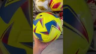 Size 5 high quality Leather Football Indoor Outdoor Training Football  Heat Bonded Football [upl. by Fanning]