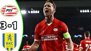 PSV Eindhoven vs RKC Waalwijk 11 Highlights  Eredivisie 2024 Efootball Game Play [upl. by Dianna176]