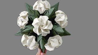 Origami Kusudama Flower  摺紙花球教學20 合集 [upl. by Wilie]