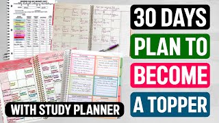 30 DAY PLAN TO STUDY FOR EXAMS RIGHT way to study for exams [upl. by Rihana]