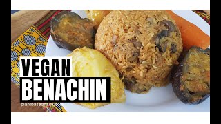 VEGANVEGETARIAN BENACHIN  SENEGAMBIAN JOLLOF  Plantbased Naija [upl. by Bobbie]