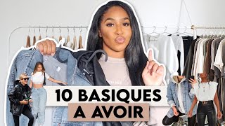 10 BASIQUES À AVOIR ABSOLUMENT DANS TA GARDE ROBE  Créer sa garde robe ep1 [upl. by Dixil]