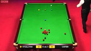 Ronnie OSullivan Vs Ali Carter Final Full Match Session 2 WSC 2012 [upl. by Ahsekahs]