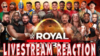 WWE Royal Rumble 2022 Livestream and Reactions [upl. by Adnylg378]