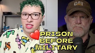 Gen Z Demands Prison Vs Serving in Military quotI WONquotT FIGHTquot [upl. by Clapp]